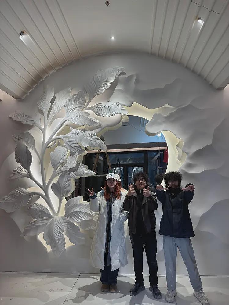 湖南00后美术生全国“刮腻子”，每天只睡四五个小时，团队年入百万！已接到外国订单（组图） - 5