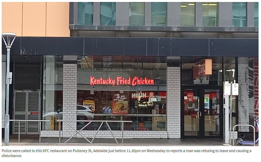 阿德CBD男子大闹KFC，撕咬袭警；南澳顶尖私校陷种族歧视风波，受害家庭拒绝调解起诉至联邦法院（组图） - 2