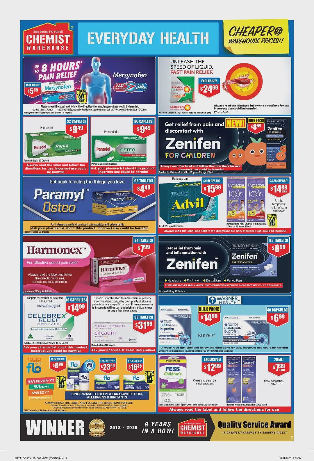 大量半价！【Chemist Warehouse】药店 1月29日至2月11日优惠目录（组图） - 3