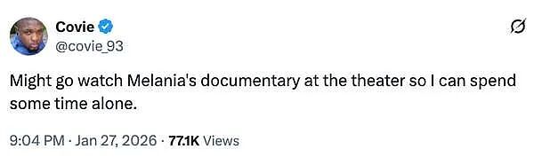 《梅拉尼娅》纪录片首映夜,特朗普说“票卖爆了”,现实却在疯狂打脸...(视频/组图) - 16