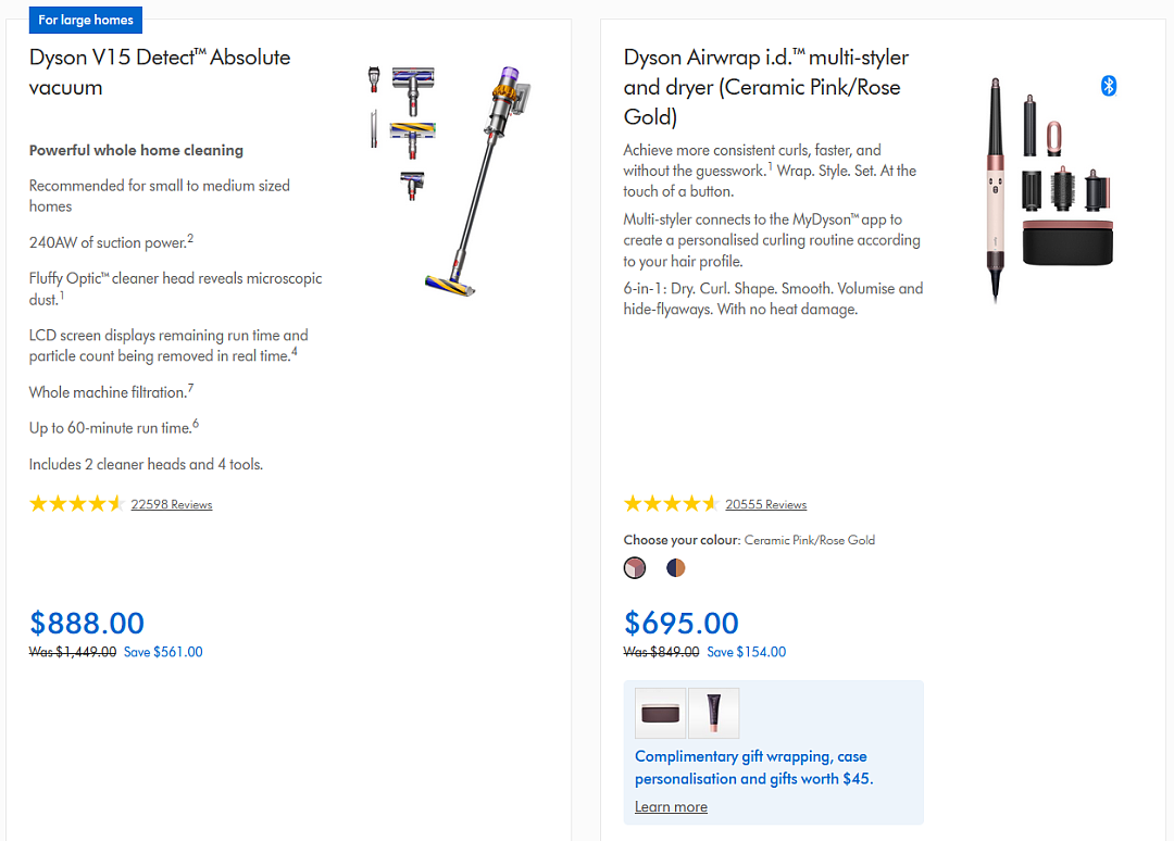 抓紧!【Dyson】澳洲官网 最新大促 + 折上折(组图) - 1