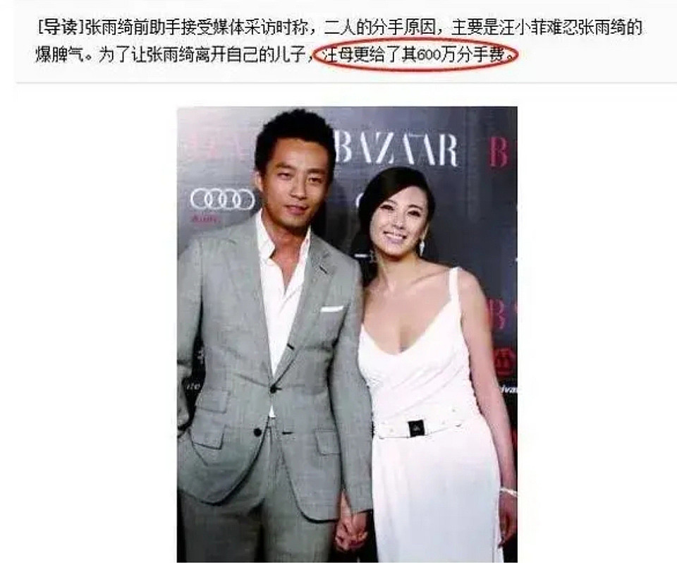 涉嫌插足、炫富、卖惨…荒唐事一箩筐,张雨绮这回彻底凉凉了?(组图) - 10