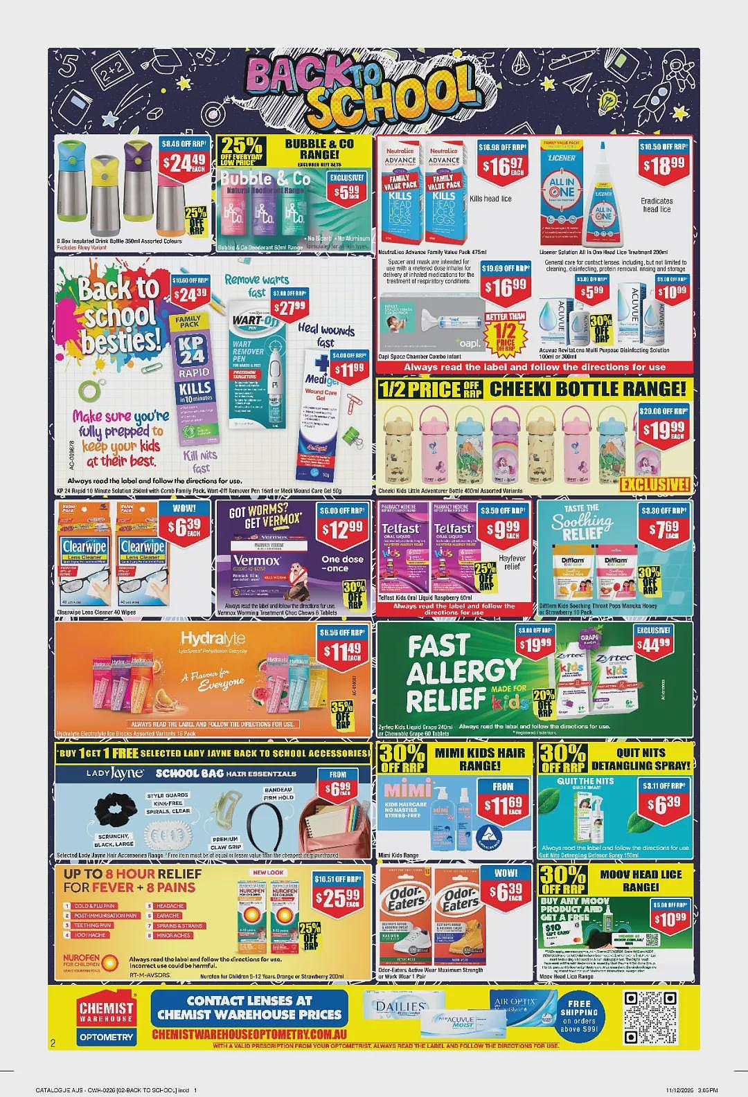 大量半价！【Chemist Warehouse】药店 1月29日至2月11日优惠目录（组图） - 2