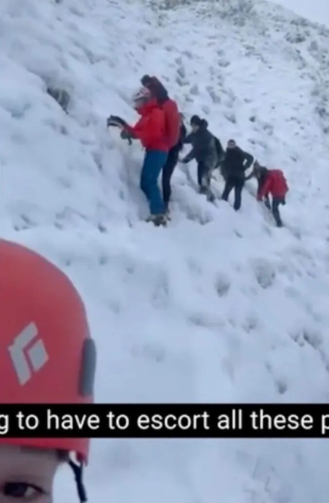 俩少年和五个大人雪山相遇,没想到大人才是菜鸡!小孩哥救完他们,顺手又救三波...(组图) - 8