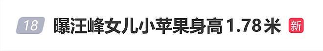 葛荟婕曝汪峰女儿小苹果身高1.78米：她好像比我高（组图） - 1