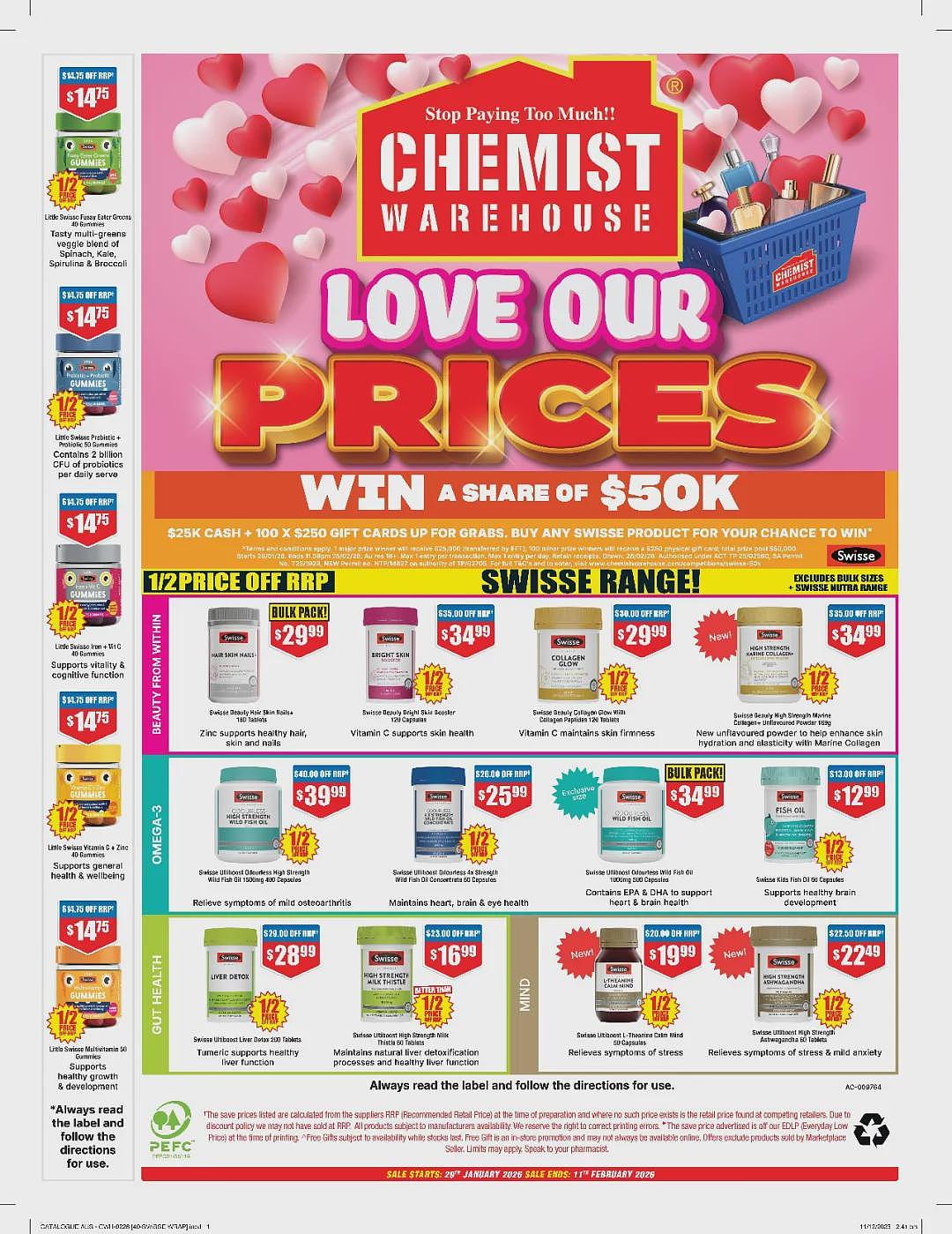 大量半价！【Chemist Warehouse】药店 1月29日至2月11日优惠目录（组图） - 34
