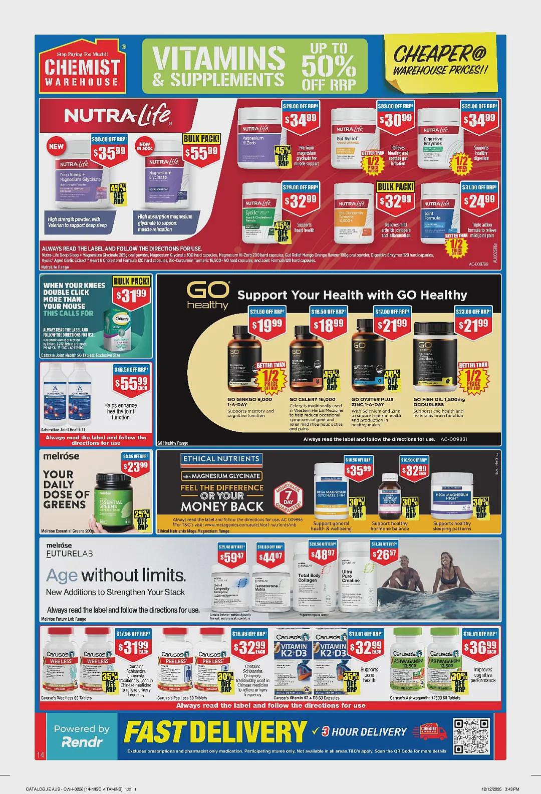 大量半价！【Chemist Warehouse】药店 1月29日至2月11日优惠目录（组图） - 10