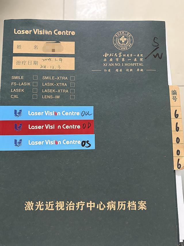 患者感觉近视手术后“做了像没做”，医院解释“半飞秒手术”机器能量衰减，已报不良事件（组图） - 5