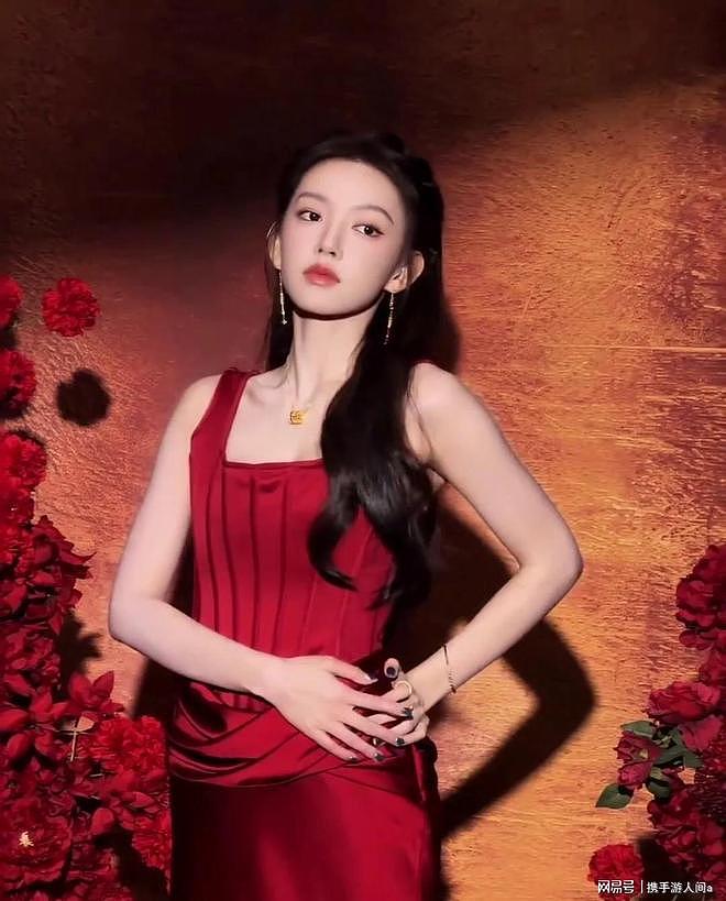 程潇深圳活动杀疯了!红裙公主头“人间富贵花”,生图比精修能打(组图) - 4