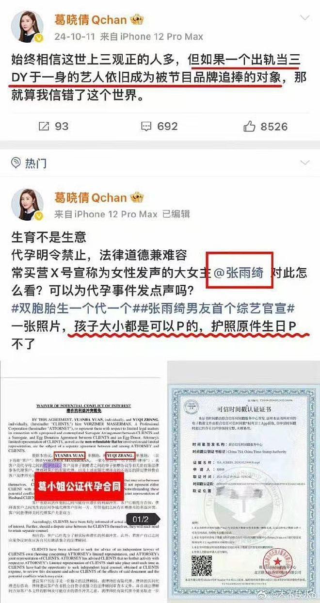 比吴秀波还惨?张雨绮丑闻曝光仅2天,春晚除名、代孕疑云,已无翻身可能?(组图) - 6