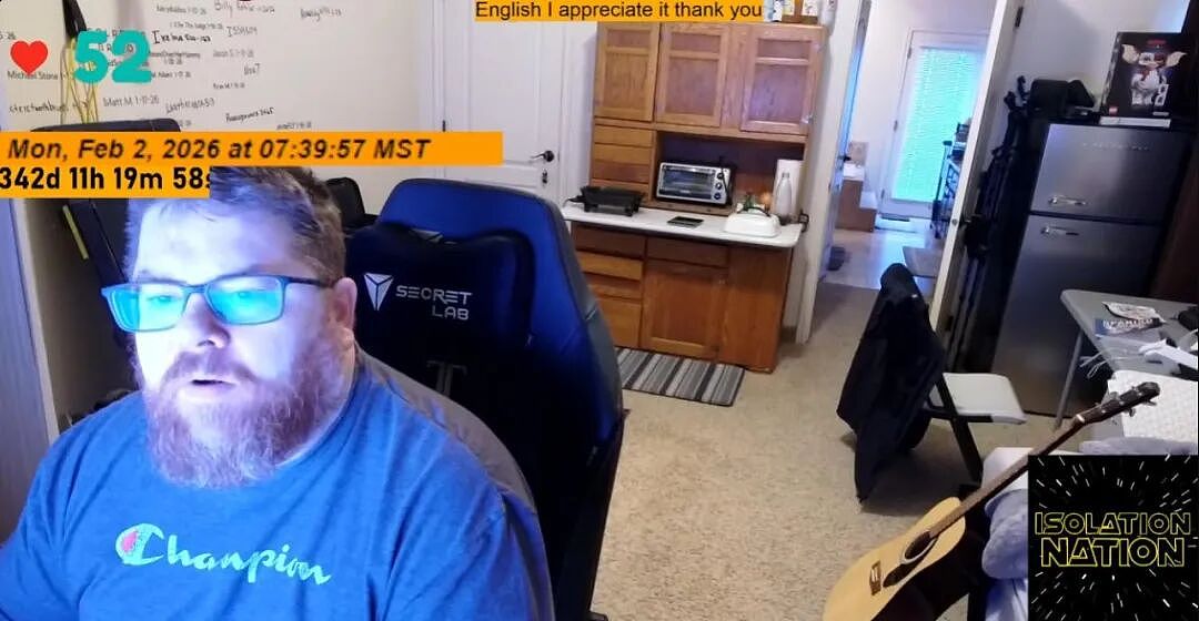 老哥为减肥拼了！把自己关屋里一年，绝对不出屋还全程直播！快赶上坐牢了...（组图） - 17