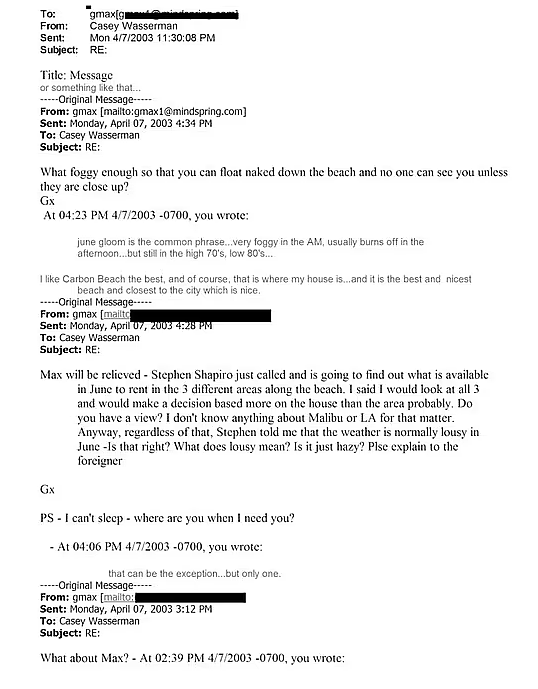 炸雷！洛杉矶奥运会主席与爱泼斯坦暧昧邮件曝光，妻子孕8个月（组图） - 3