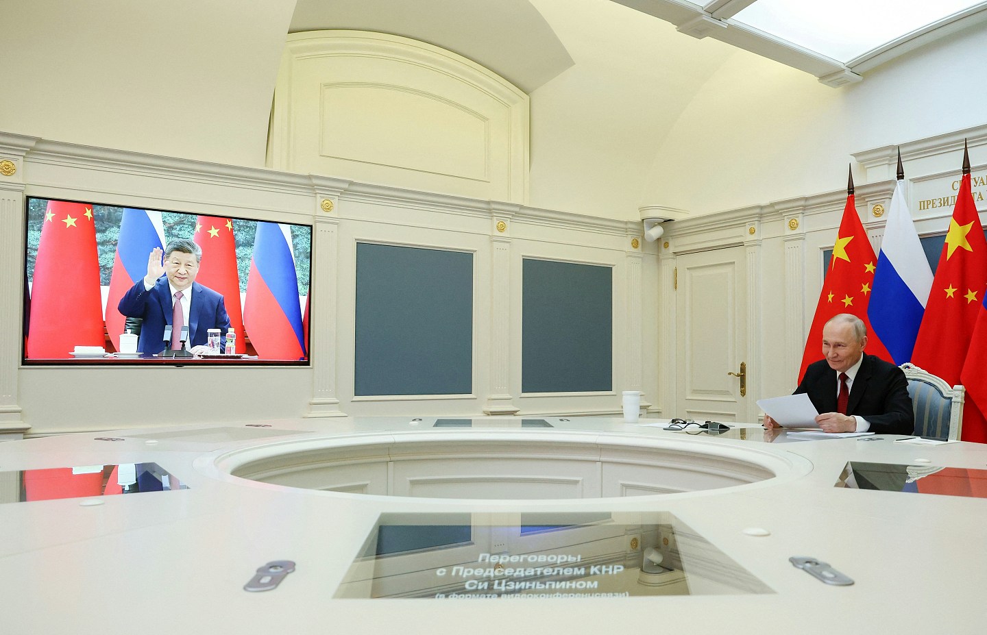 习近平视像晤普京，称中俄应制定发展双边关系的宏伟计划（组图） - 4