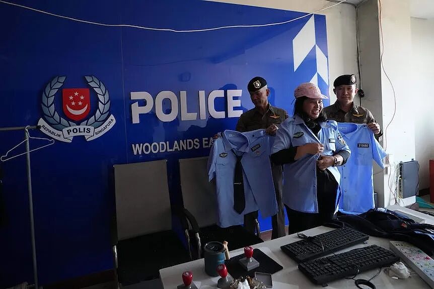 震惊！柬埔寨废弃大楼里，发现“澳洲联邦警察局”，还原度高到吓人（组图） - 4