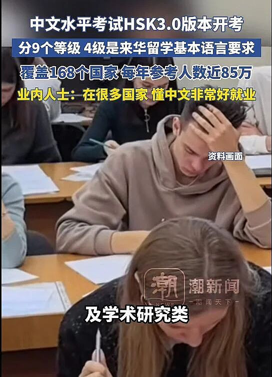 老外开考“中文四六级”，4级是来华留学基本要求（组图） - 3