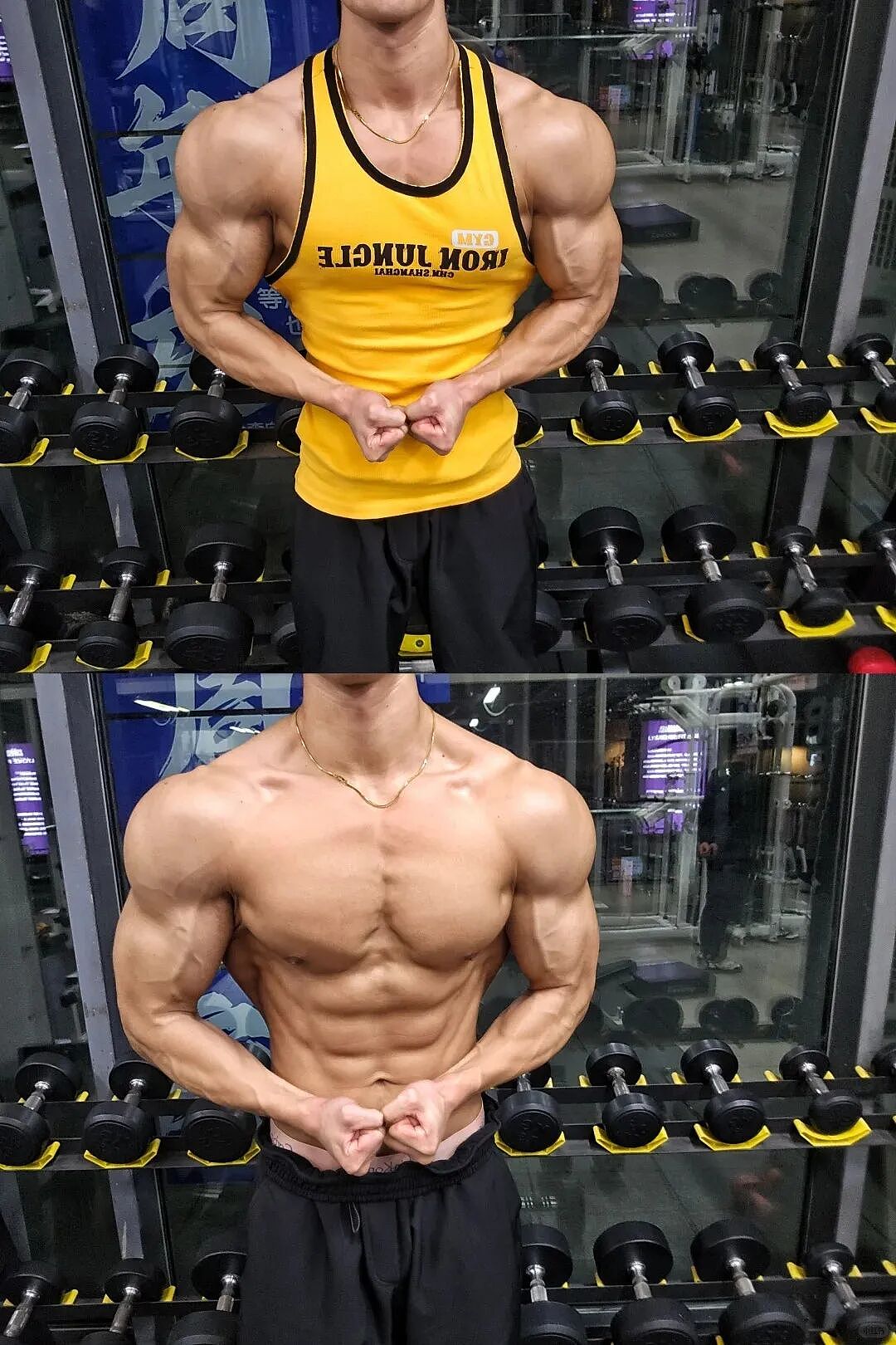 【帅哥】健身10年才拥的身材，这户愚吕般的胸肌和腹肌不是打卡一两年就有（组图） - 7