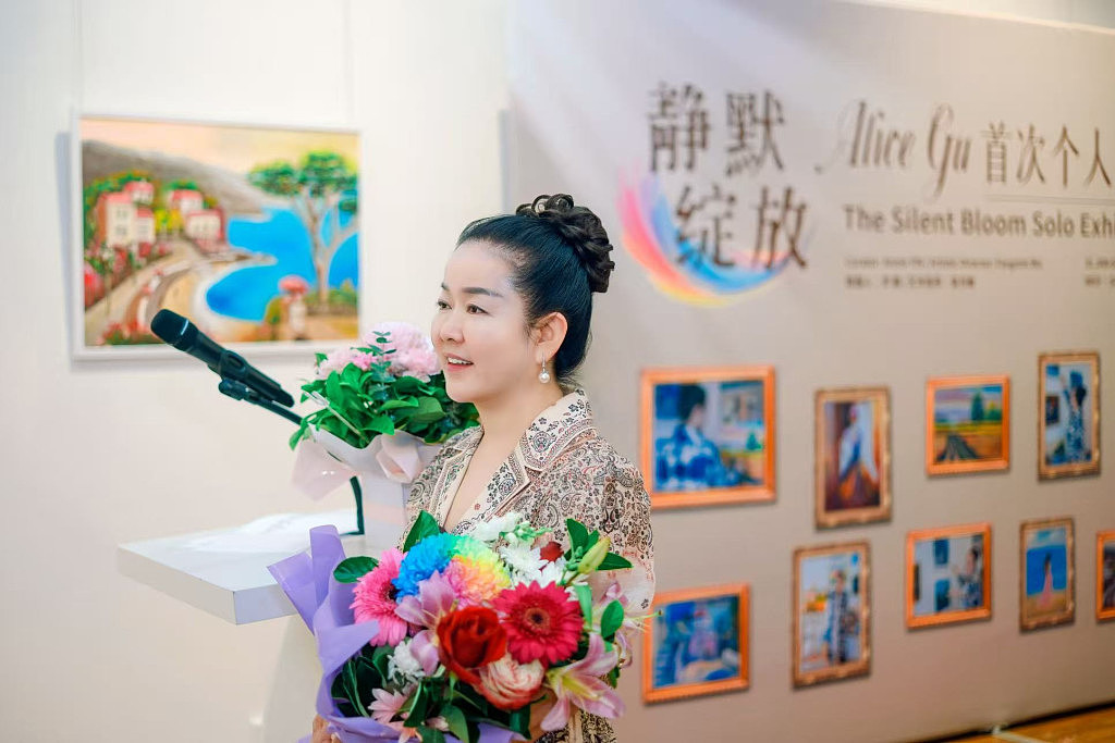 《静默绽放》共鸣同行,顾龙鹰油画展圆满闭幕(组图) - 13