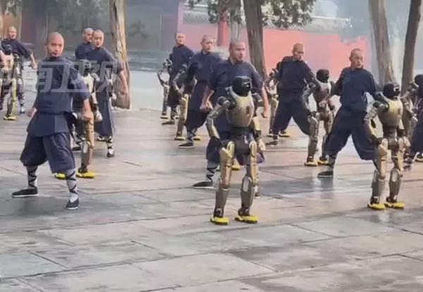 魔幻场面！机器人大军出现在河南少林寺练武（视频/组图） - 3