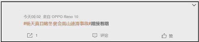 杨天真拍冬奥会事故配比耶图，被骂周雨彤2.0，评论区沦陷才修改（组图） - 5