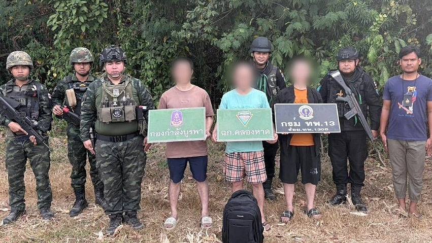 在柬埔寨参与诈骗11个月无钱收！3中国男涉非法入境泰国被捕（组图） - 1