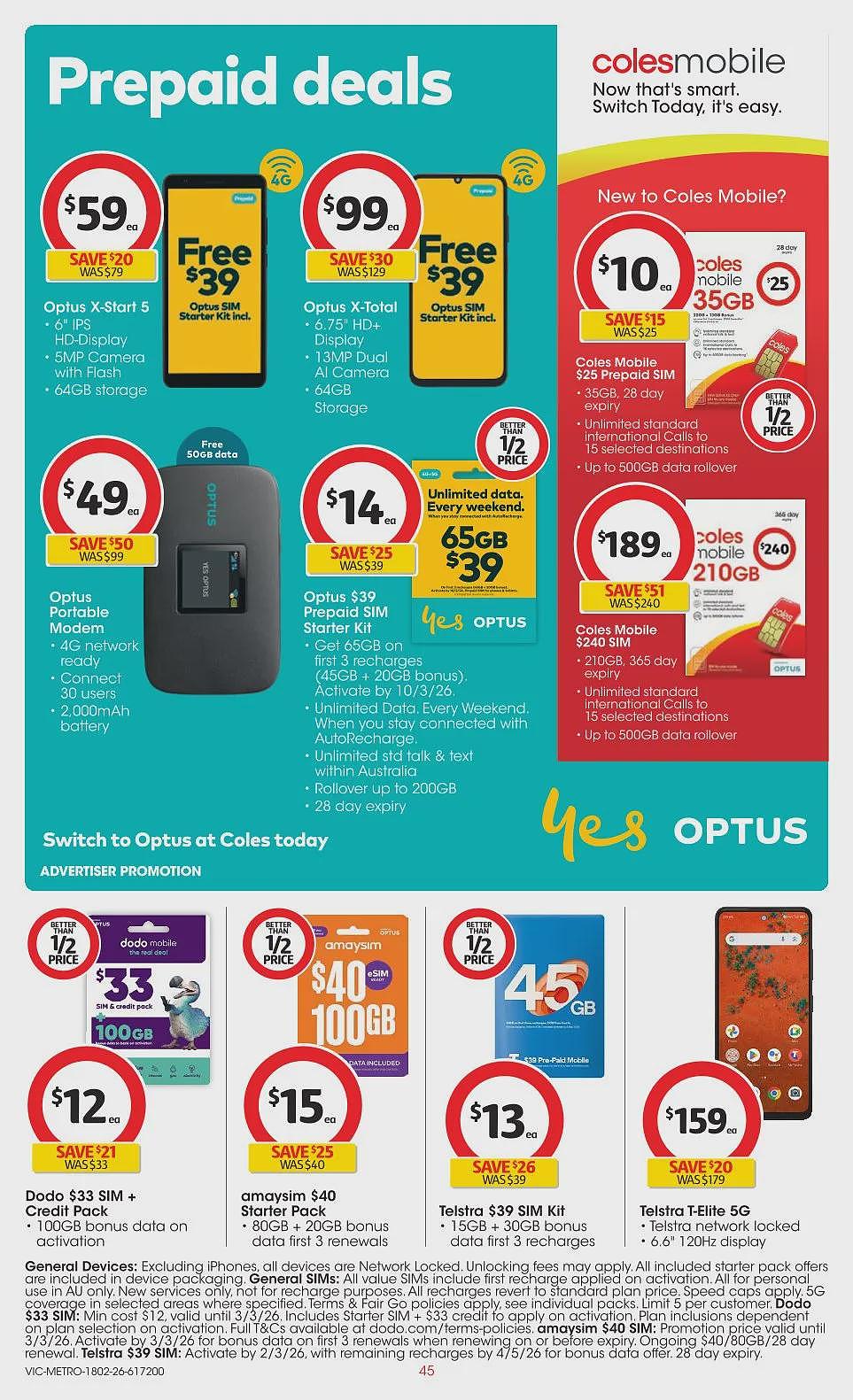 买Myer礼物卡送积分活动回归!【Woolworths& Coles】2月18日至24日 优惠目录(组图) - 100