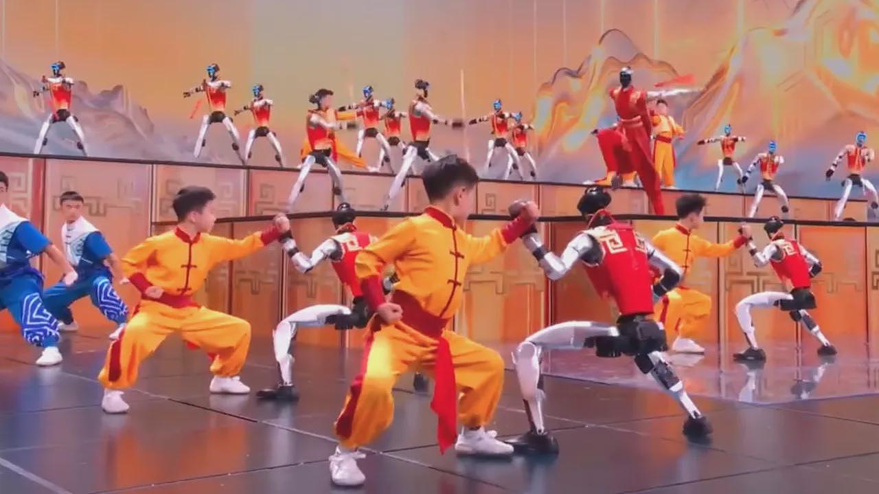 机器人浓度最高的一届春晚，它们上台表演（组图） - 2