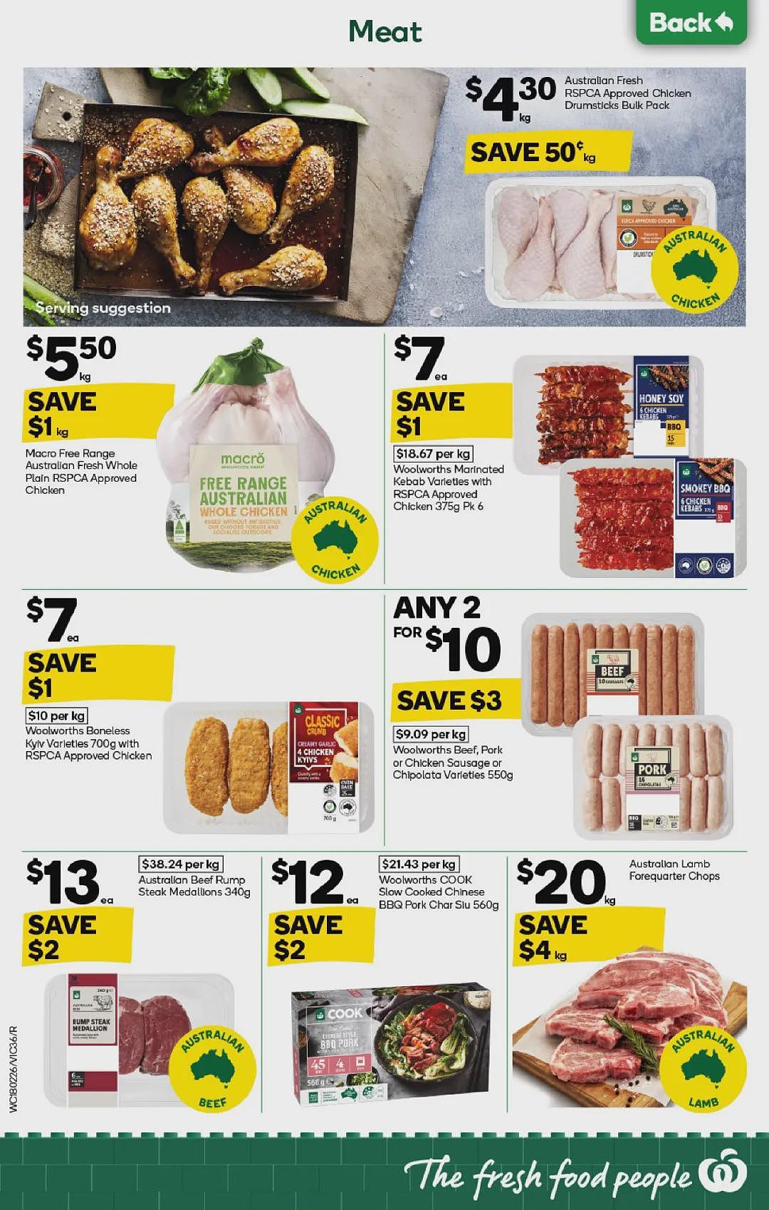 买Myer礼物卡送积分活动回归!【Woolworths& Coles】2月18日至24日 优惠目录(组图) - 35