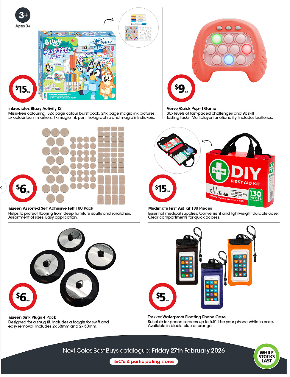 买Myer礼物卡送积分活动回归!【Woolworths& Coles】2月18日至24日 优惠目录(组图) - 112