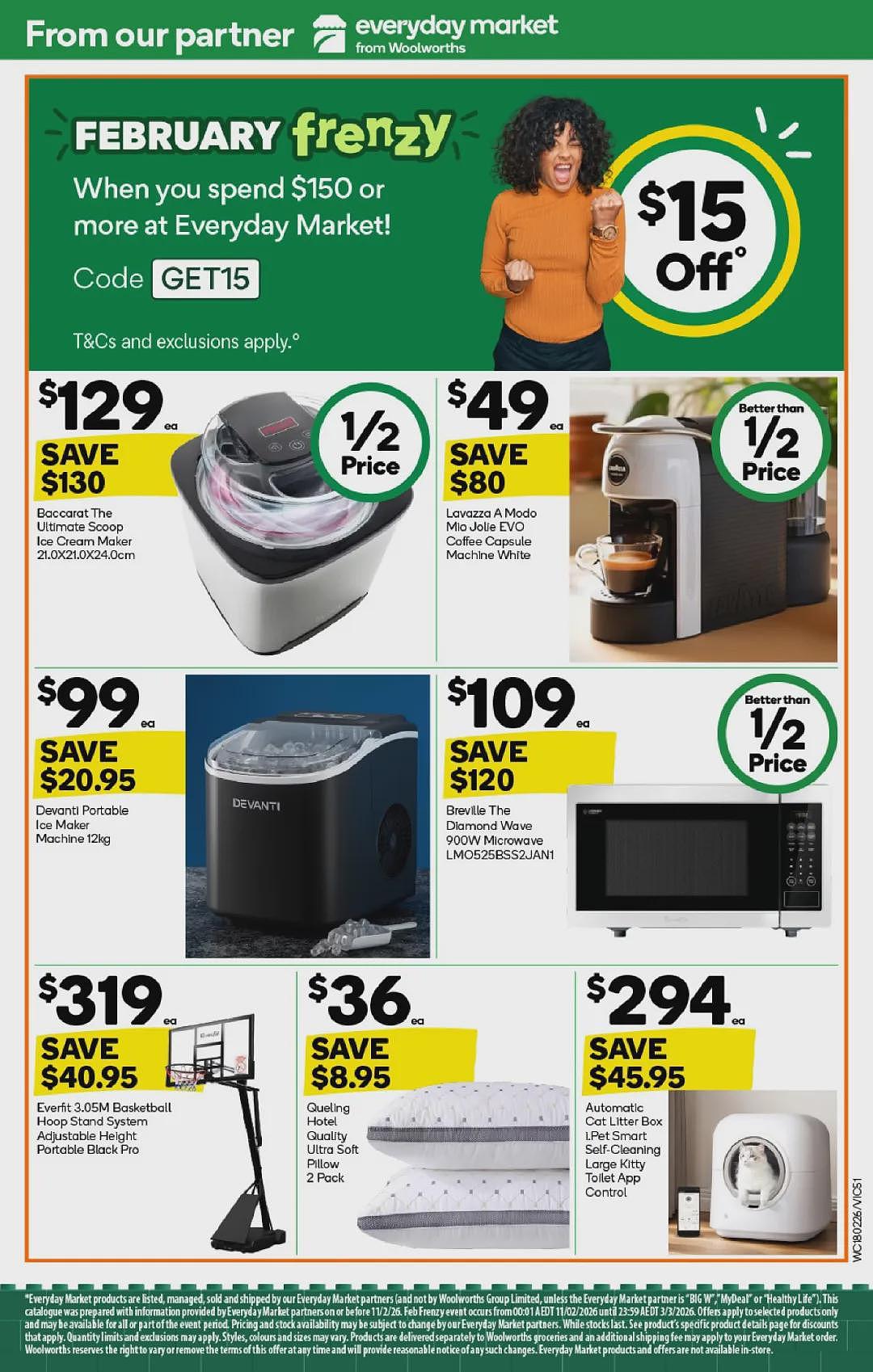 买Myer礼物卡送积分活动回归!【Woolworths& Coles】2月18日至24日 优惠目录(组图) - 50