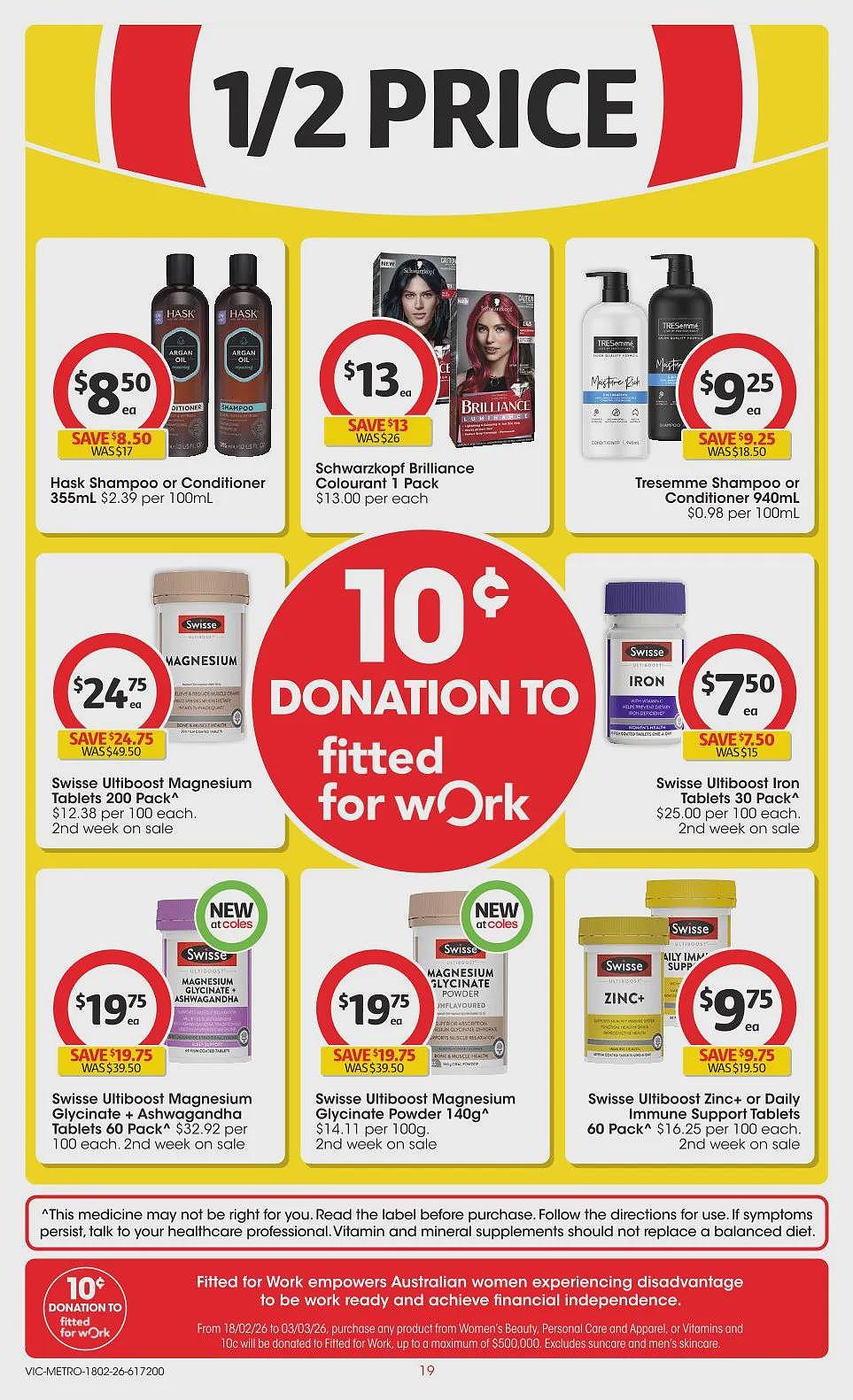 买Myer礼物卡送积分活动回归!【Woolworths& Coles】2月18日至24日 优惠目录(组图) - 74