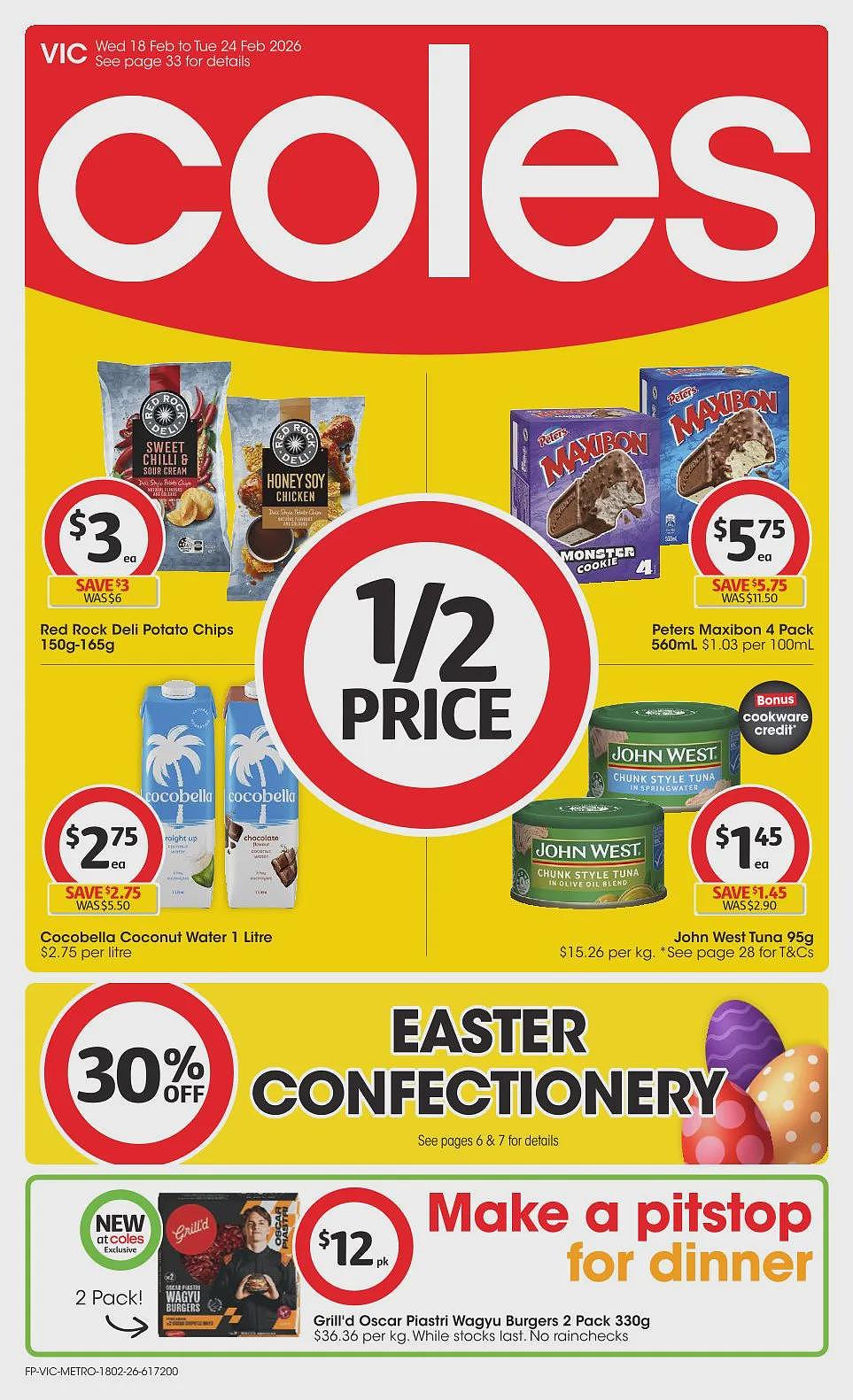 买Myer礼物卡送积分活动回归!【Woolworths& Coles】2月18日至24日 优惠目录(组图) - 56