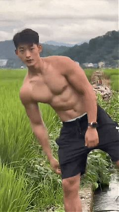 【帅哥】大陆版何浩文化身肌肉男长工，视频都看过没有（组图） - 24