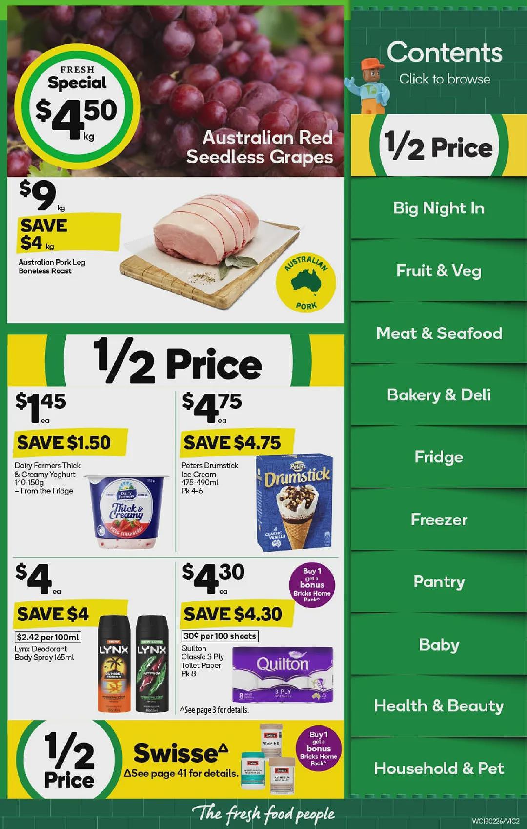 买Myer礼物卡送积分活动回归!【Woolworths& Coles】2月18日至24日 优惠目录(组图) - 3