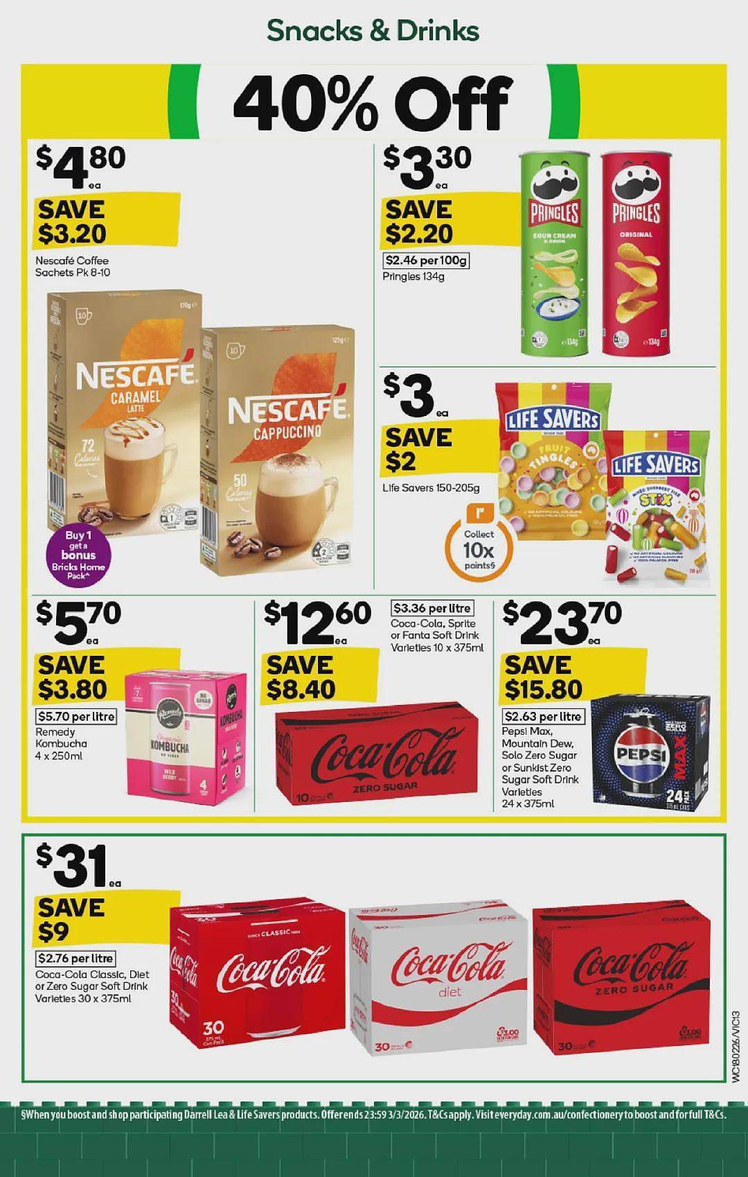 买Myer礼物卡送积分活动回归!【Woolworths& Coles】2月18日至24日 优惠目录(组图) - 12