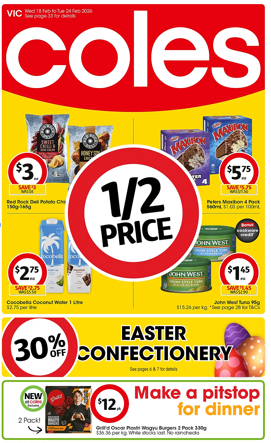 买Myer礼物卡送积分活动回归!【Woolworths& Coles】2月18日至24日 优惠目录(组图) - 55