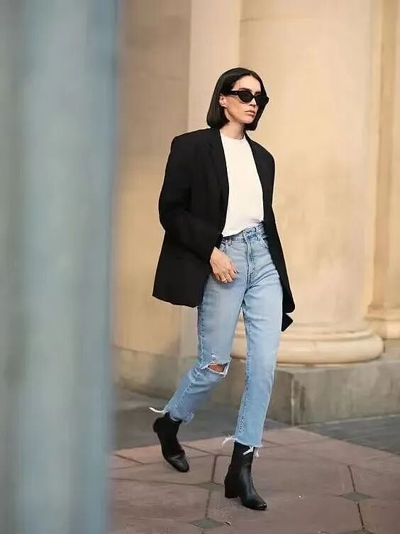 【时尚】九分裤+短靴显瘦公式,5种搭配解锁高级感OOTD(组图) - 8