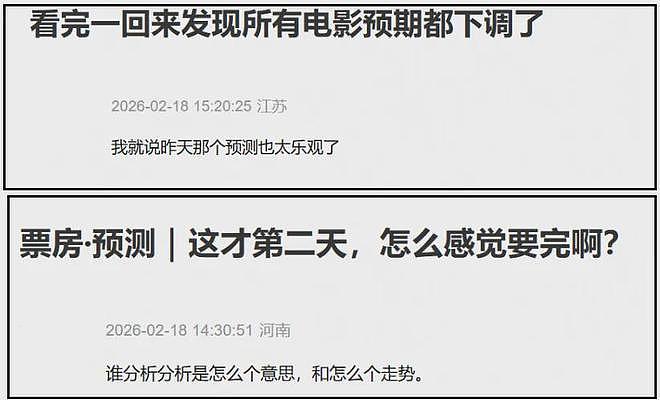 票房倒挂、破亿艰难、打不过《熊出没》！2026年春节档大片要崩了（组图） - 8
