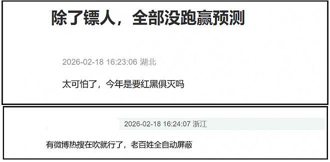 票房倒挂、破亿艰难、打不过《熊出没》！2026年春节档大片要崩了（组图） - 19