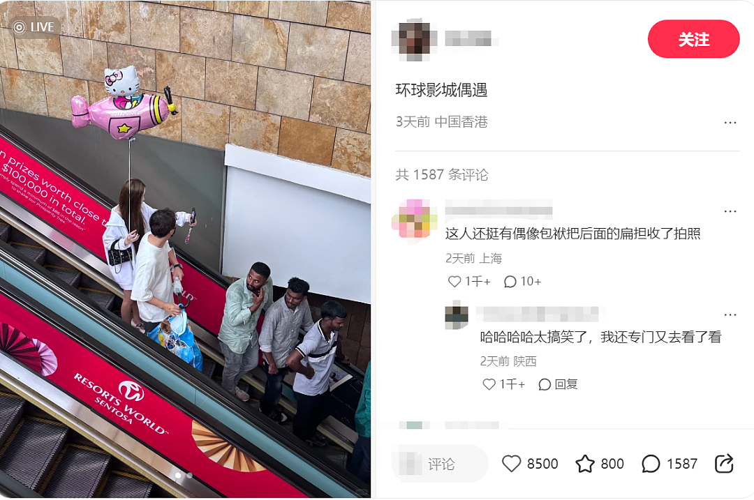 王思聪携俩美女新加坡过年!环球影城嗨玩、挑战人体弹弓…全岛网友晒偶遇照:像被“榨干”(组图) - 6
