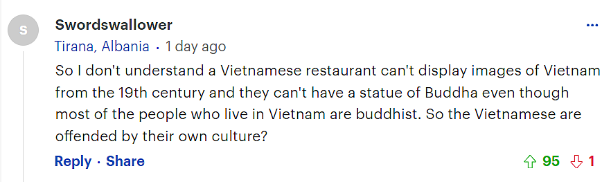 “中餐馆的佛像冒犯了我!”美国大叔大闹餐厅要求退款(组图) - 5