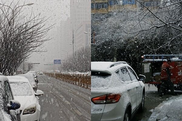 西安罕见下鹅毛大雪！居民全傻眼：老天爷，昨天还20多度（组图） - 6