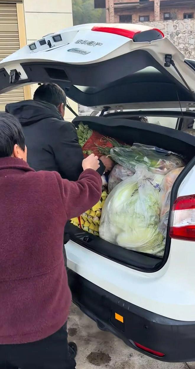 返程后备箱摄影大赛上热搜!“一辆车就把外婆的菜园打包了”(组图) - 12
