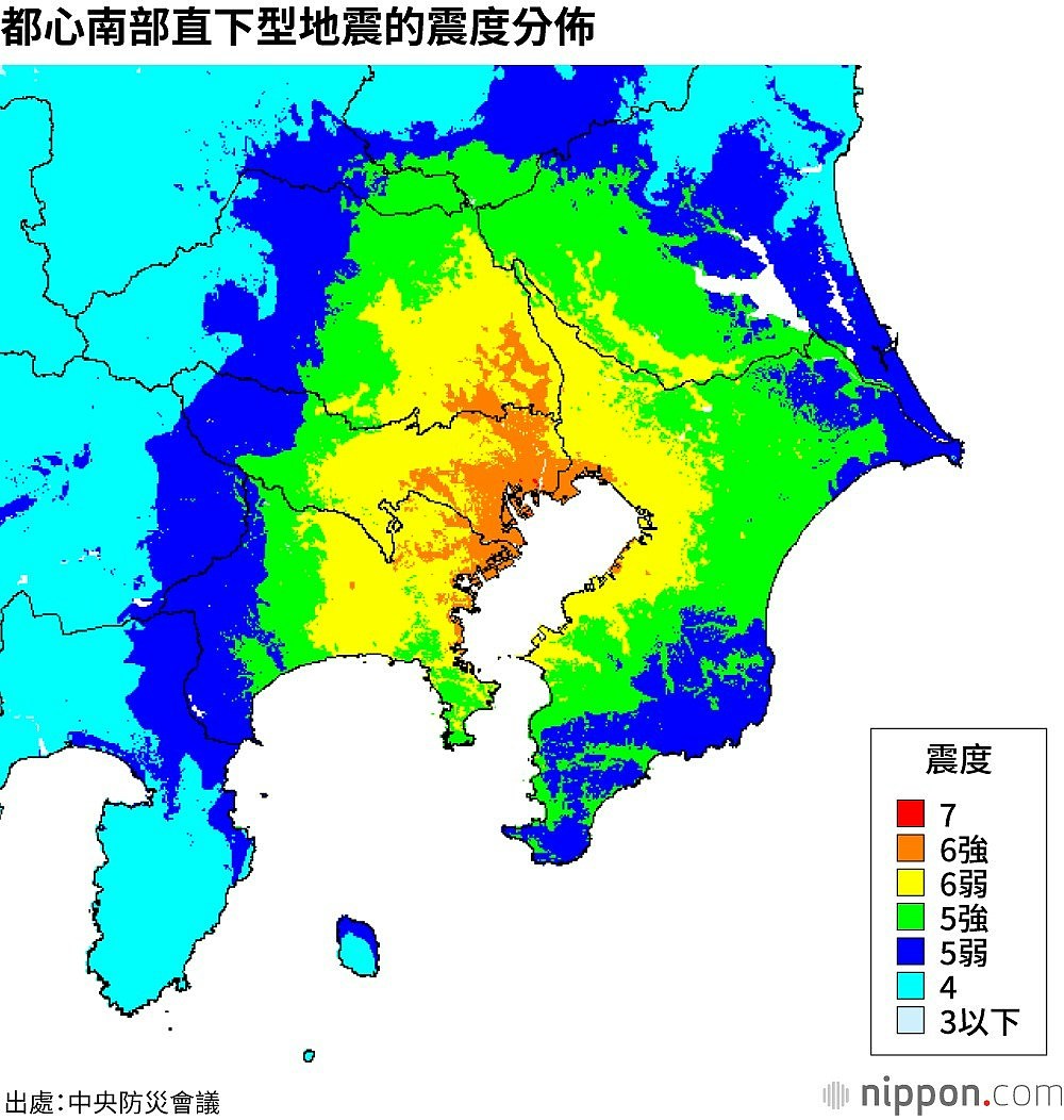 日本首都直下型地震官方新预测：东京停水停电！经济损失达82万亿日圆（组图） - 2