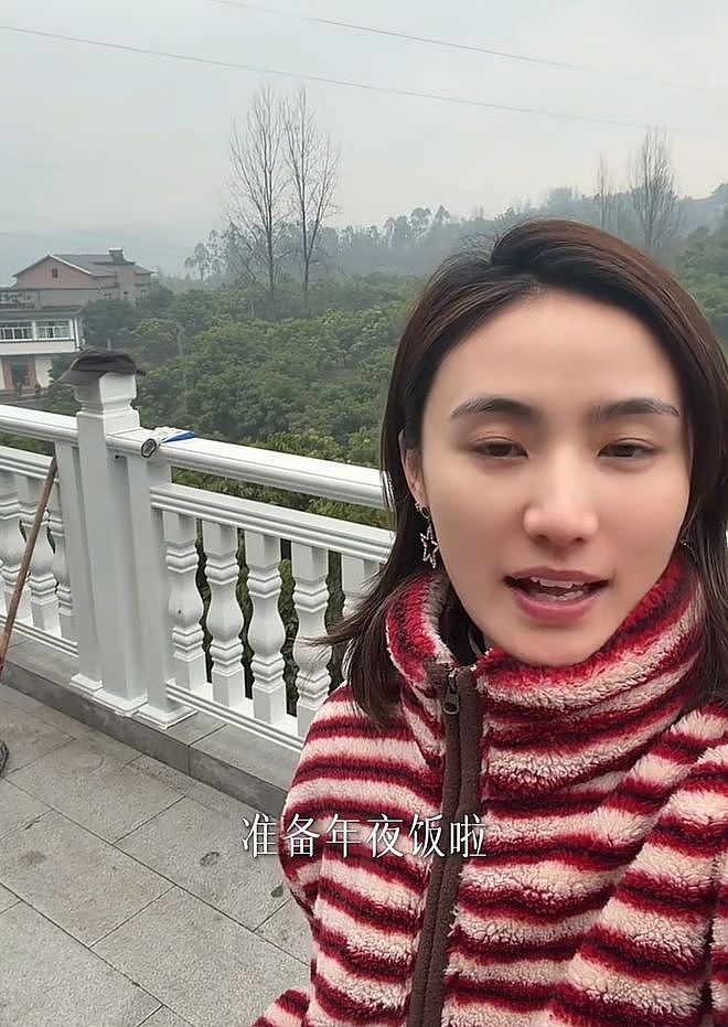 李亚鹏前妻回四川过年,住村里山上大别墅,三层楼院子大到能跑步(组图) - 3