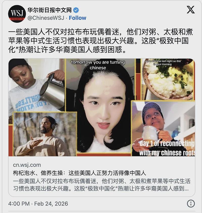 华尔街日报：越来越多美国人模仿中国式生活（组图） - 1