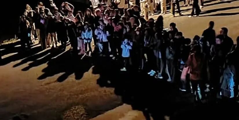 大批游客深夜堵路“蹲企鹅”，遭新西兰警方驱散！中国春节客挤爆小镇（组图） - 1