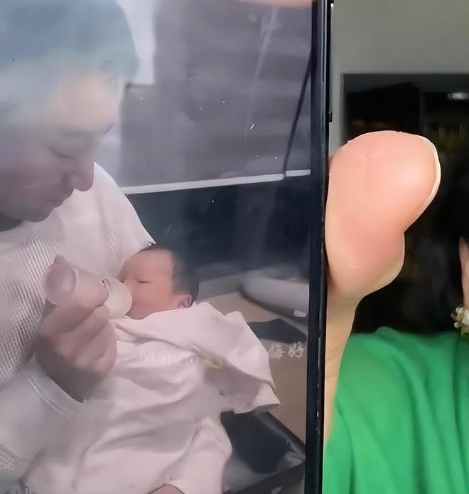 汪小菲给孩子喂奶画面:3个小时喂一次,喂完还要细心拍嗝(组图) - 1