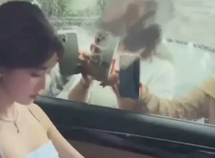 忍无可忍！女星白鹿怒怼私生跟车，下车对峙名场面曝光（组图） - 2