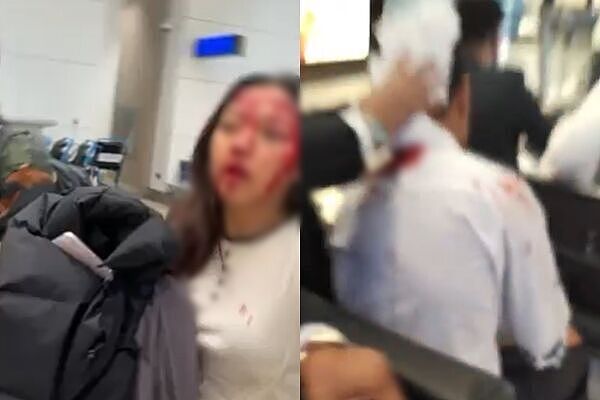 迪拜机场女员工满脸血，惊恐逃命！航厦内狂奔撤离画面曝光（组图） - 1