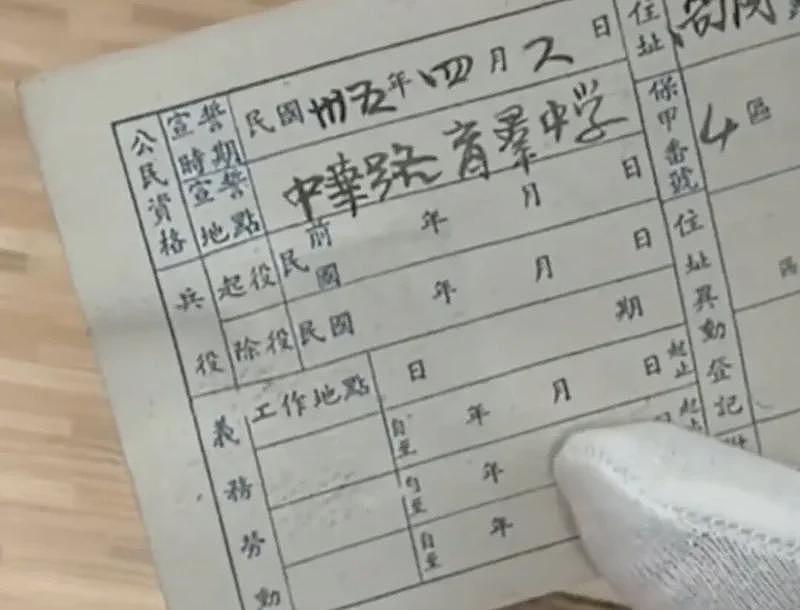 谷爱凌外婆户籍卡曝光，77年前的学生照气质惊艳（组图） - 4